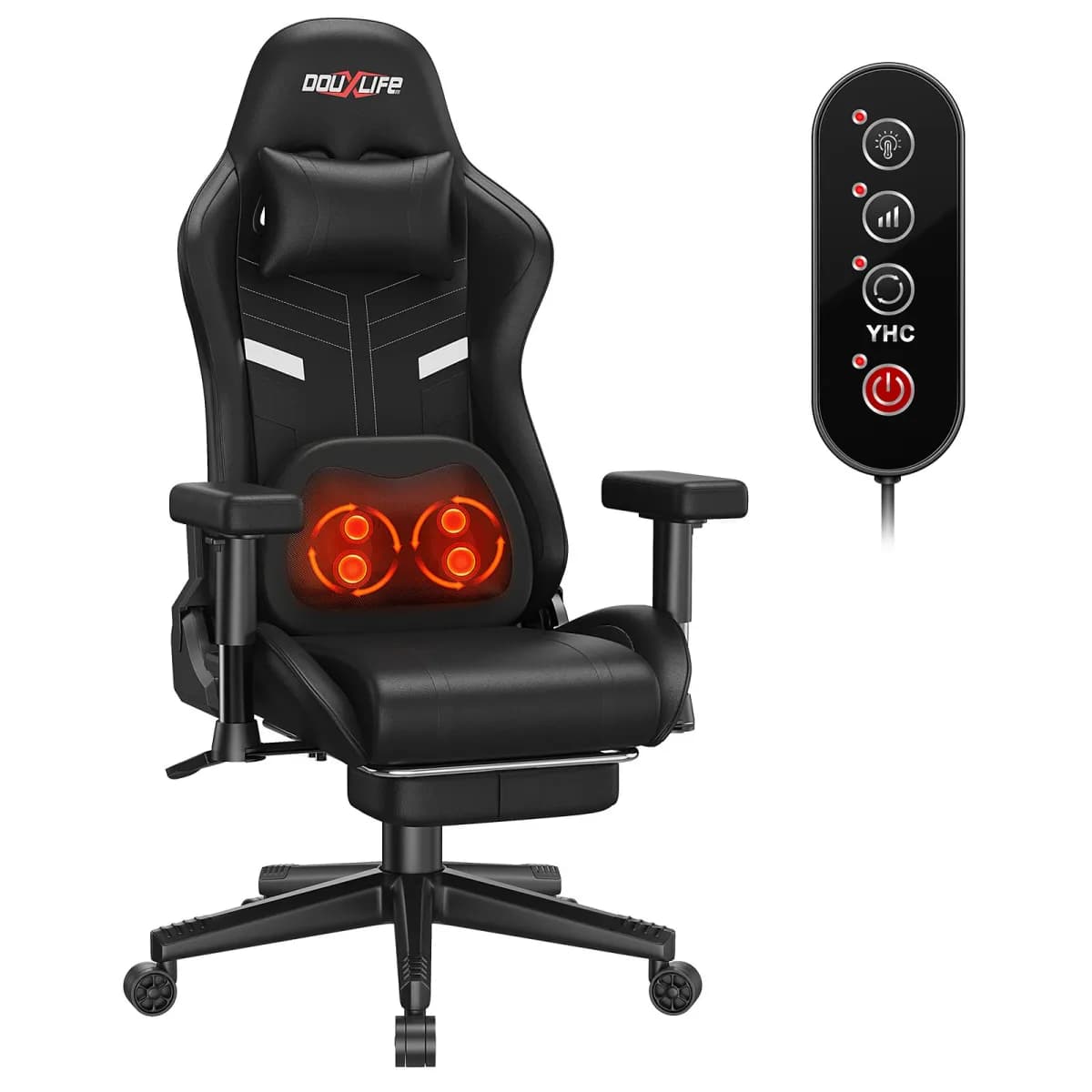 Douxlife GC-RC03 gaming stol z masažo in gretjem