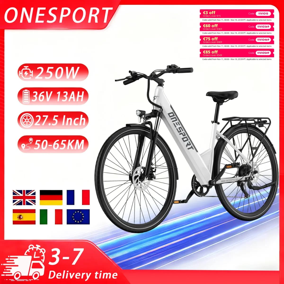 ONESPORT OT12 električno kolo