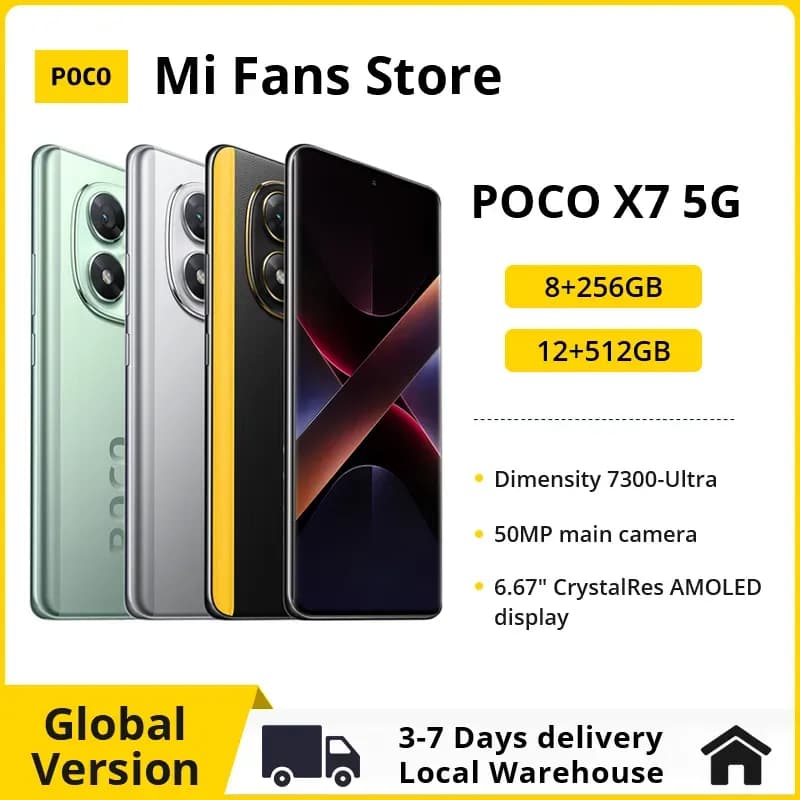POCO X7 Global Version pametni telefon Dimensity 7300-Ultra