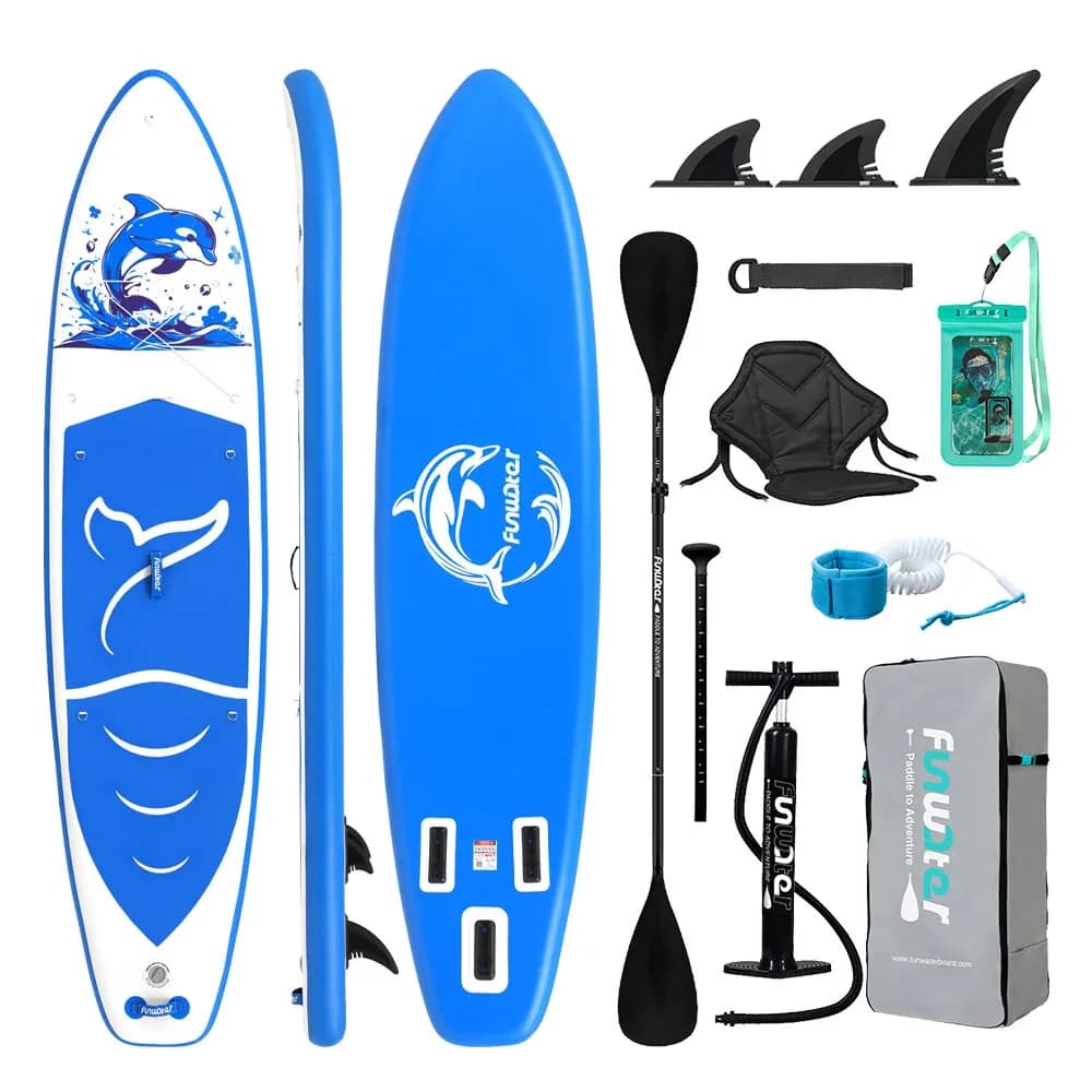 FunWater 350*84*15CM Inflatable Stand Up Paddle Board Perfect Surfboard For Surfing Touring