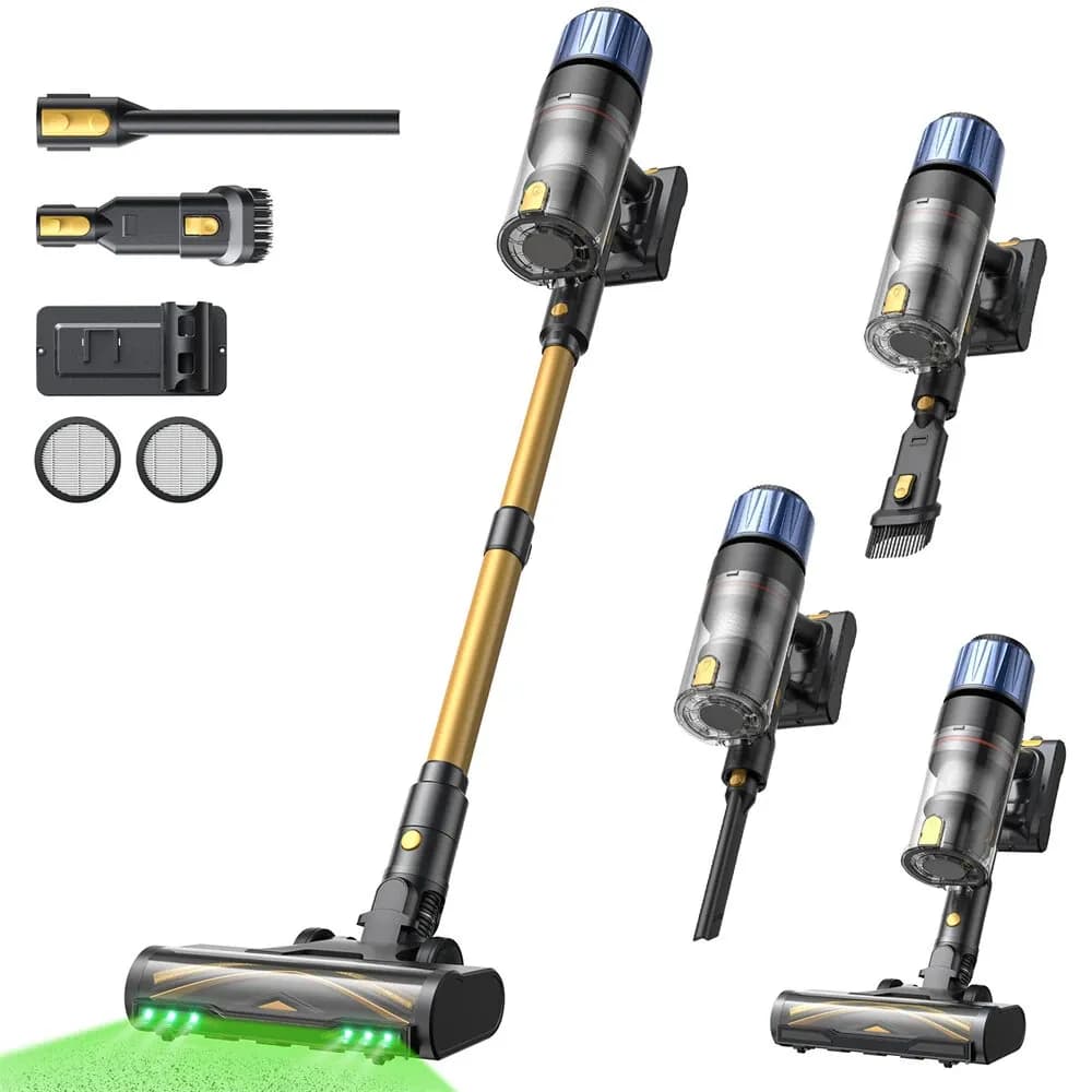 Proscenic P15 brezžični Stick sesalnik,50kPa 580W Powerful Suction,70min Runtime,Green Light,HEPA Filter,6 Layers Filter - 2