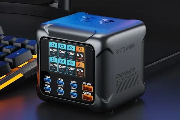 BlitzWolf BW-S33 namizna polnilna postaja 420W