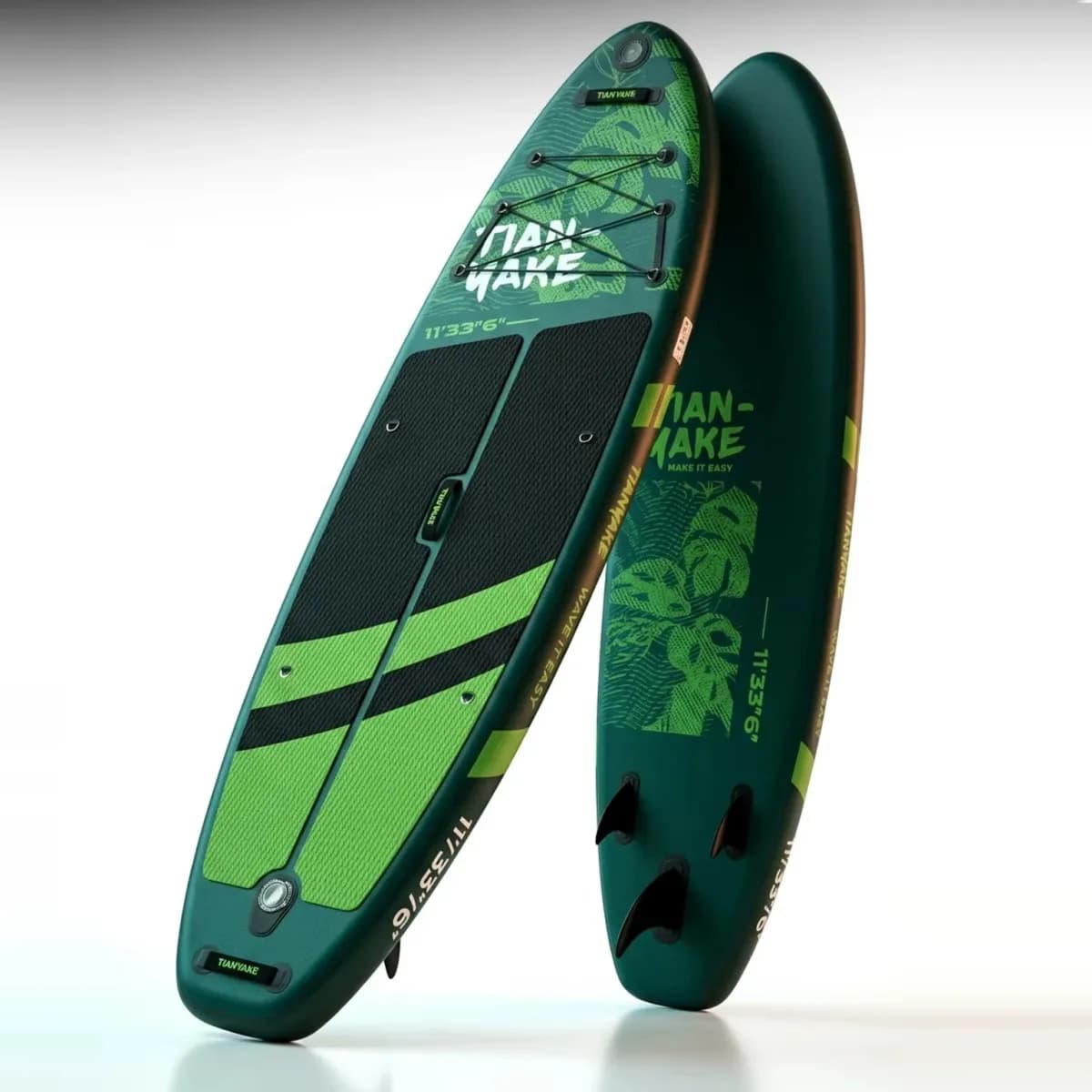 WaveRite SUP Green Leaf, nosilnost 200kg, 335 x 84 x 15 cm - 2