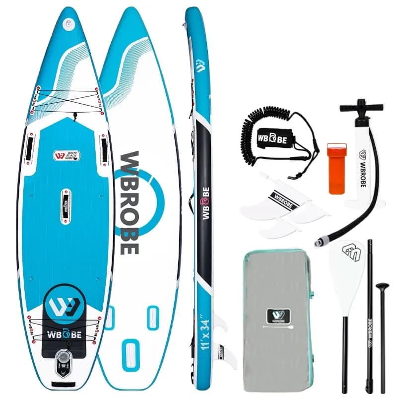 WaveRite Allrounder2 napihljiva SUP deska 335x86x15 cm, lahka, ROZA barva - 2