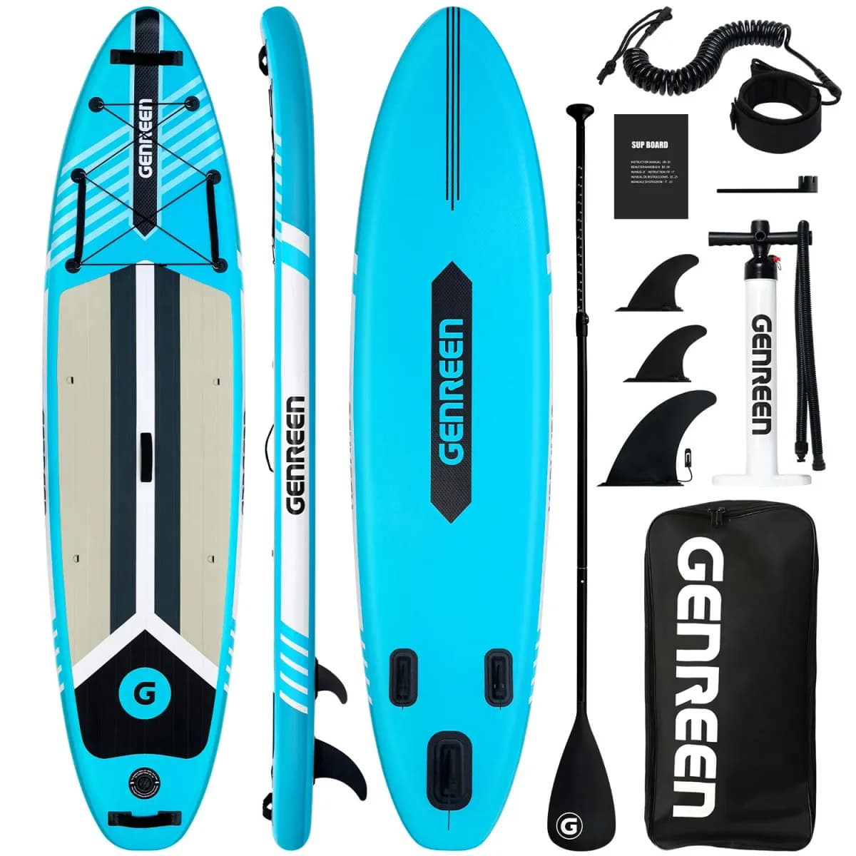 WaveRite napihljiva SUP deska 335x81x15cm