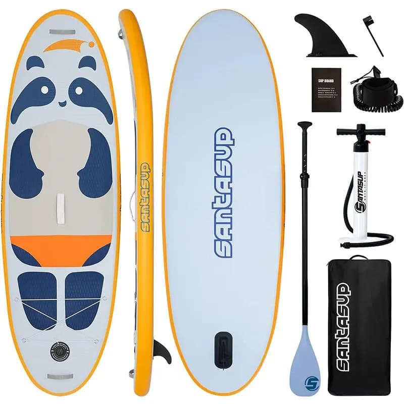 WaveRite napihljiva SUP deska Panda 240 × 76 × 10 cm, teža 9kg, nosilnost 77 kg - 2