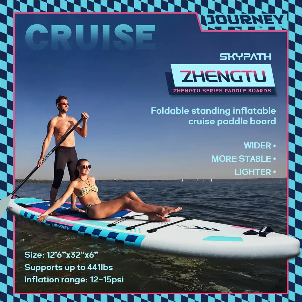 WaveRite napihljiva SUP deska 381x81x15 cm